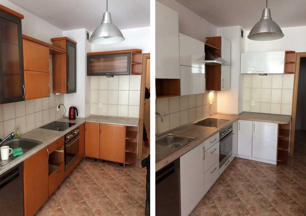 Wymiana blatów i frontów kuchennych