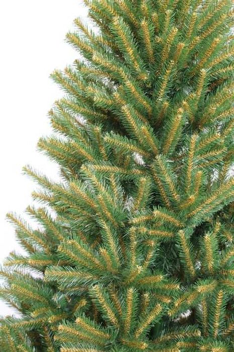 Choinka sztuczna zielona naturalna gęsta świerk 220 cm ze stojakiem