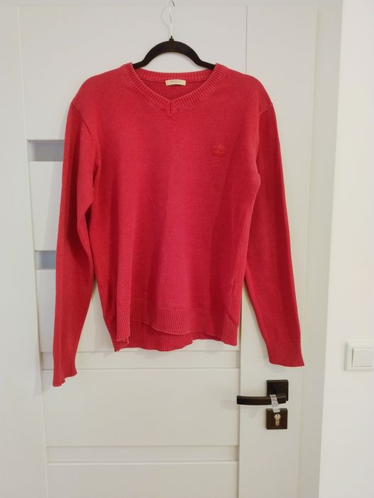 Sweter męski w serek. 100% bawełny