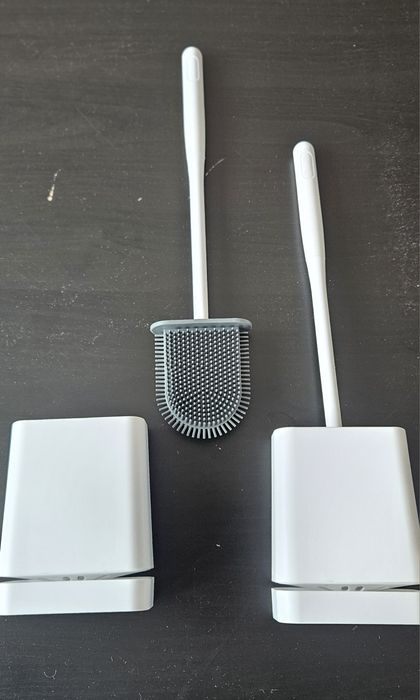 2x szczotki sylikonowe do wc/toaletowę
