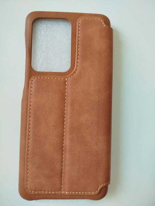 Etui z klapka do Samsung Galaxy S20 Ultra brązowy