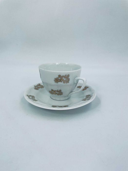 Zestaw śniadaniowy Filiżanka kolekcjonerska Polskiej marki Bogucice