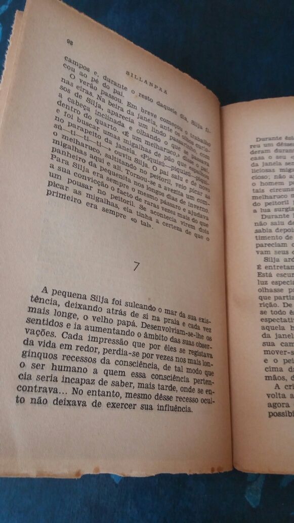 Livro"SILJA" /F.E.Sillanpaa. 1940.