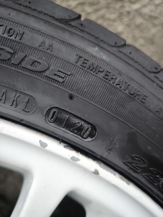 Ori FELGI  z oponami 17" 5X120 BWM E36/E46 BORBET Styling 73 / 7j ET4