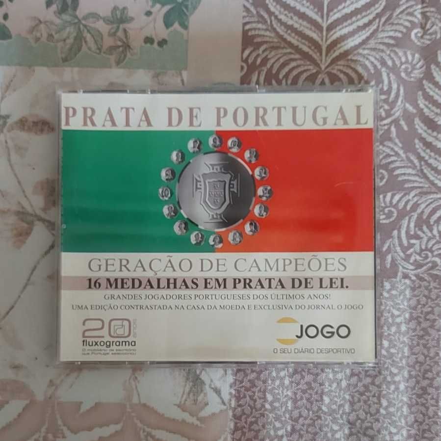 Medalhas em prata - seleção portuguesa futebol