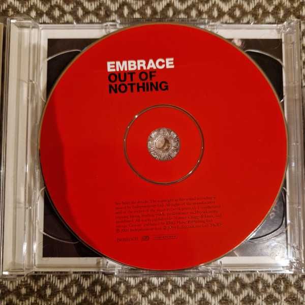 Embrace CD & DVD  Out Of Nothing  indie  limited edition