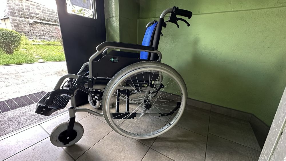 Wózek inwalidzki aluminiowy Reha Fund skladana rama cruiser smart