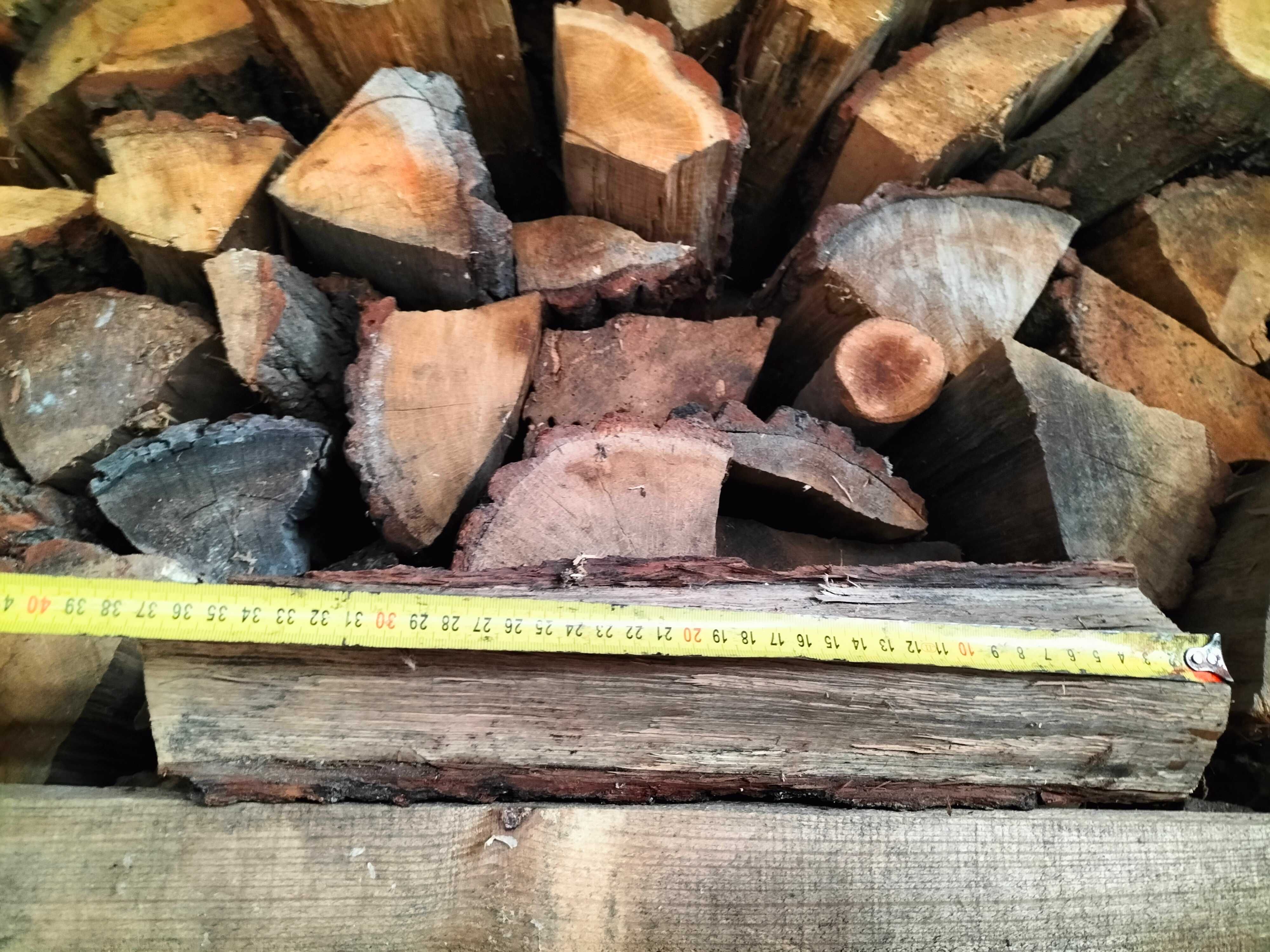 Dąb sezonowany 6 lat ,drewno kominkowe