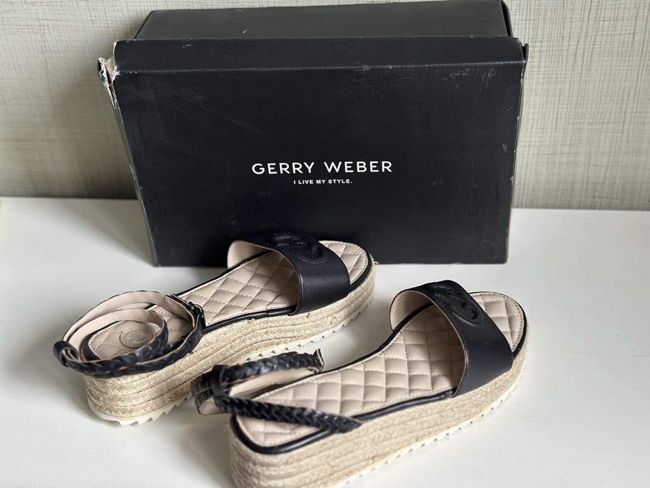 РОЗПРОДАЖ | Нові босоніжки, GERRY WEBER, натуральна шкіра,38, 39, 40