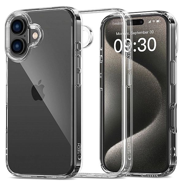 Tech-Protect Flexair Hybrid Iphone 16 Clear