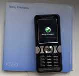 Telefon Sony Ericson K550 z kompletem akcesoriów