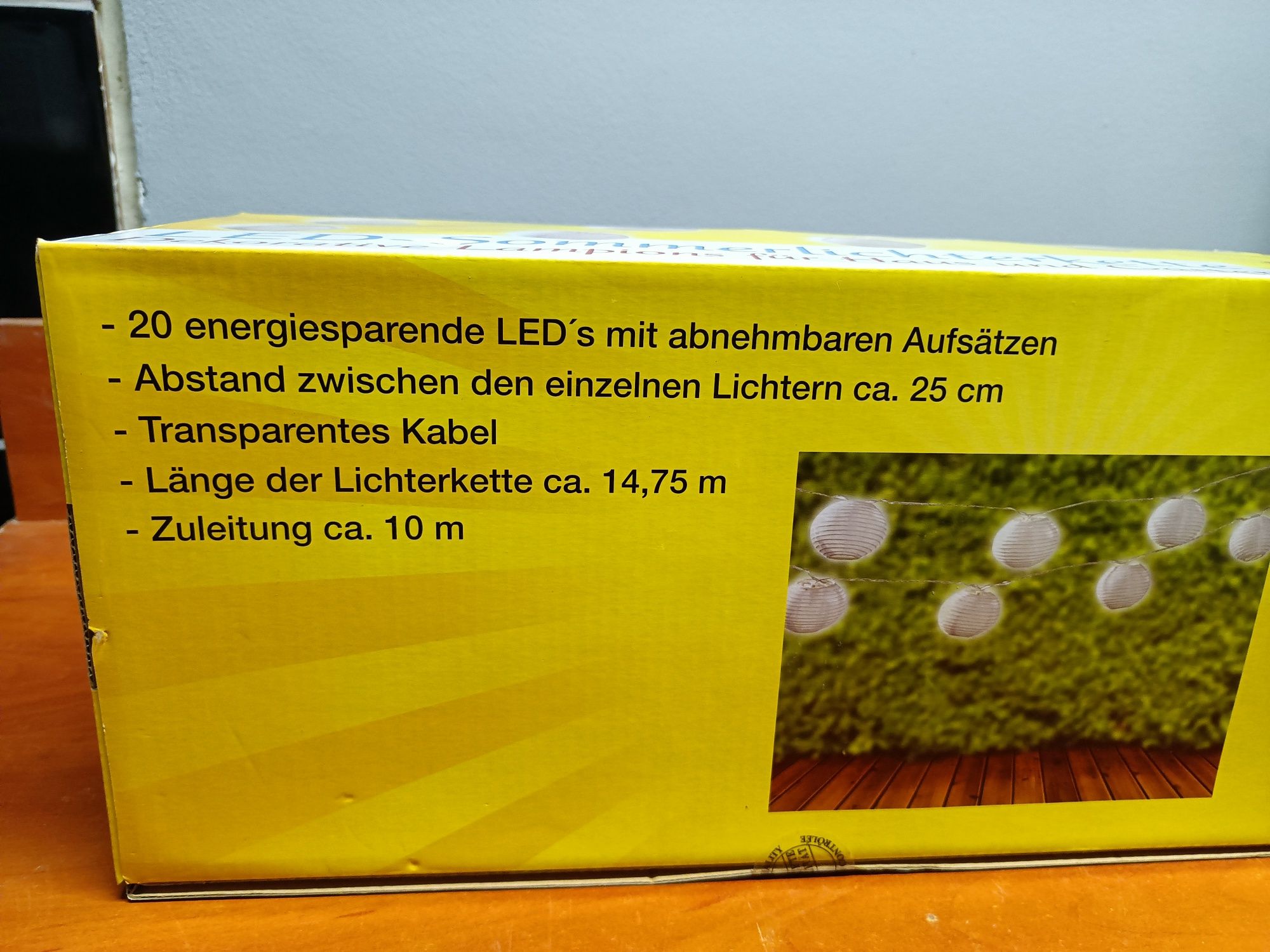 Girlanda LED łańcuch świetlny białe kule