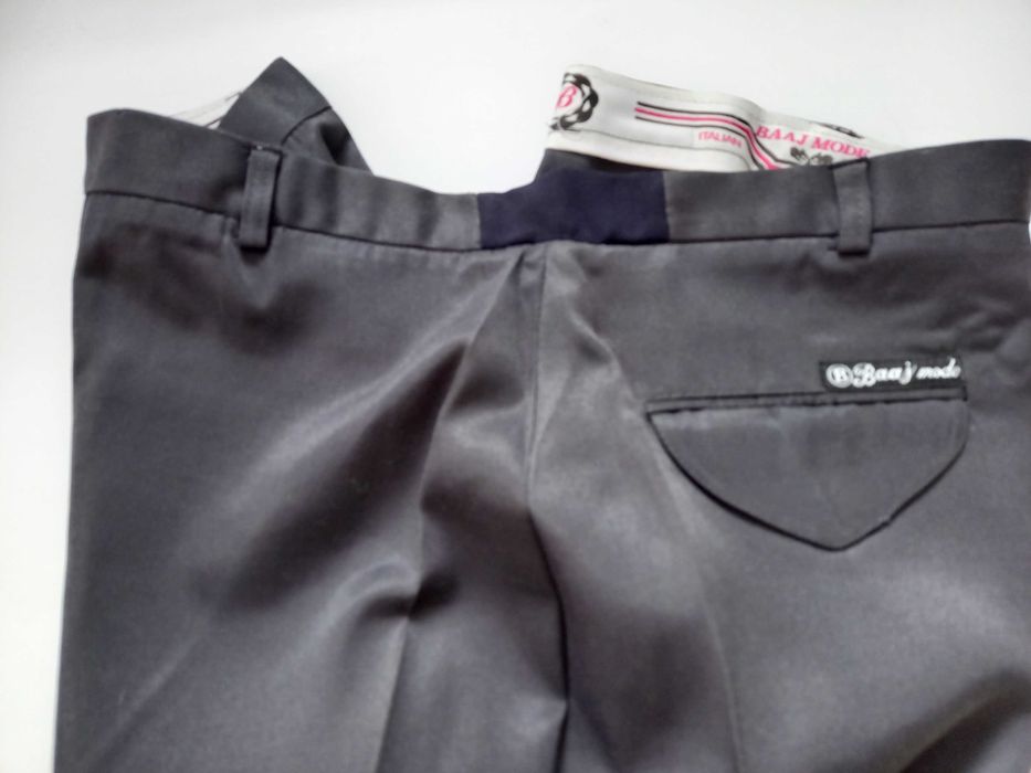 Szare męskie spodnie