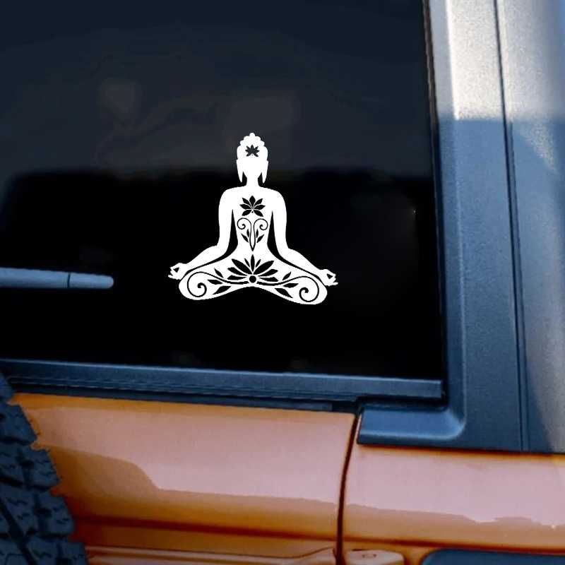 Adesivo Autocolante Vinil - Buddha Buda Meditação Zen - Carro ou Casa