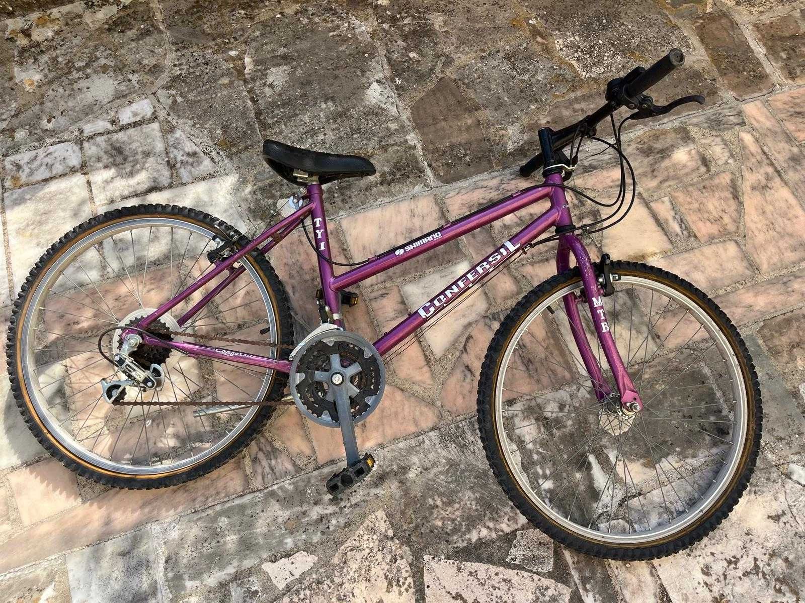 1Bicicleta Shimano Confersil Roda 24