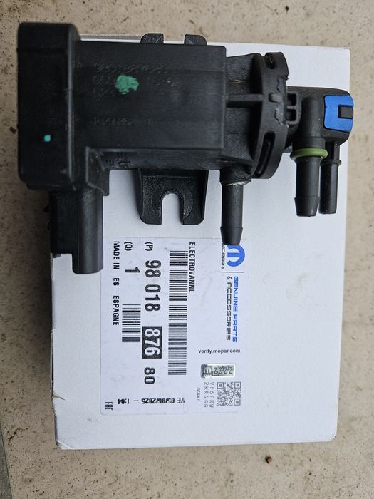 Oryginalny Elektrozawór podciśnienia turbo 2.0hdi 163km pegeout citroe