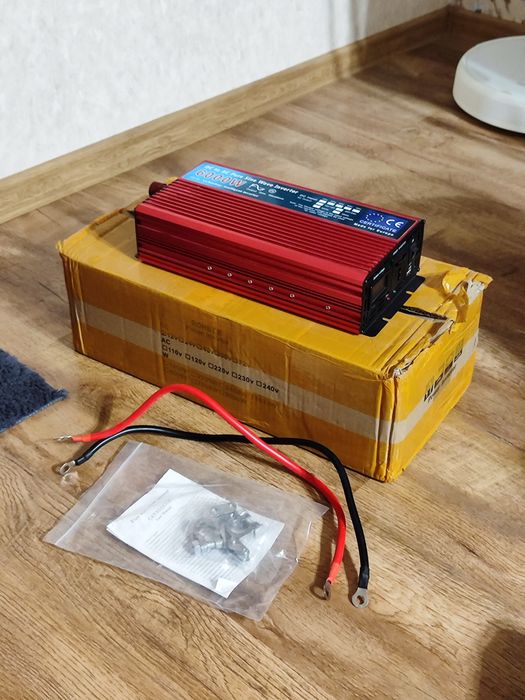 Інвертор чистий сінус 6000W (3000W) 12V