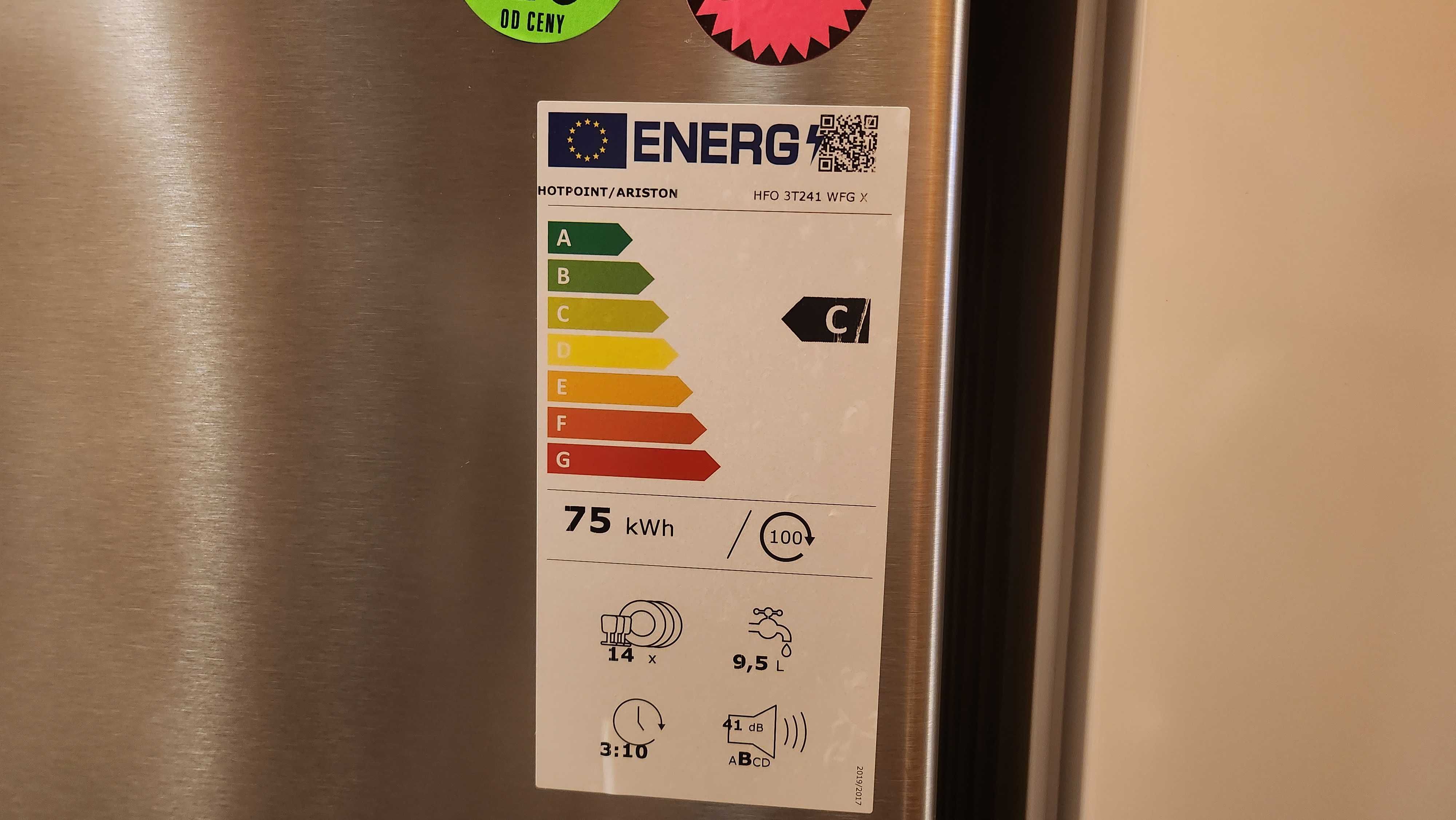 JANKI AGD Zmywarka Hotpoint Ariston HFO 3T241 WFG X