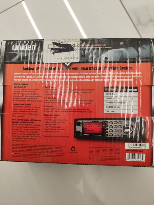 Радіо-сканер Uniden BCT15X