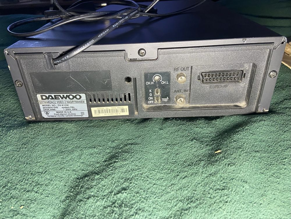 Nagrywarka VHS Daewoo DV-K10W Blue Diamond 2 NTSC