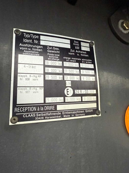Claas Lexion 580 2009p