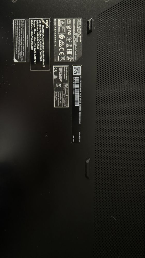 Ігровий ноутбук MSI Stealth GS66 i7-10870H RTX 3060