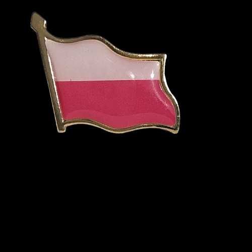 Broszka  PIN, ZNACZEK  Flaga Polski