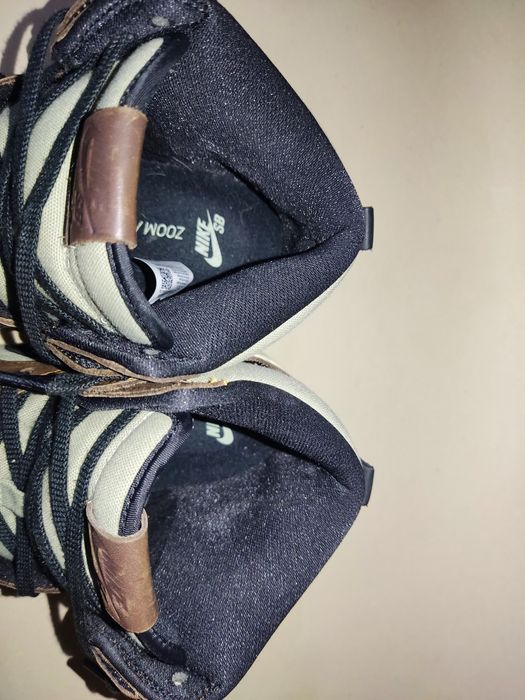 Чоловічі шкіряні кросівки Nike SB Dunk High Baroque Brown