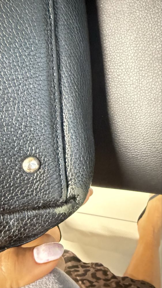 Torba duża shopper do wózka na ramię skóra mammania
