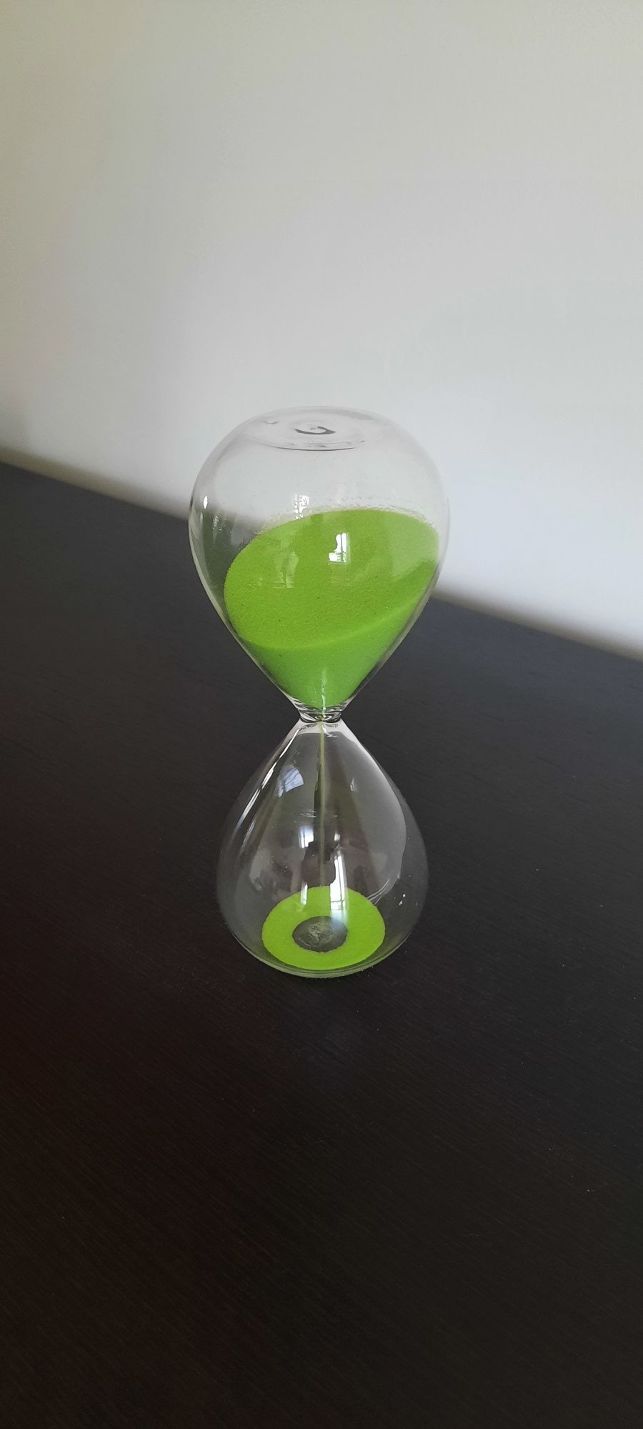 Ampulheta pó verde
