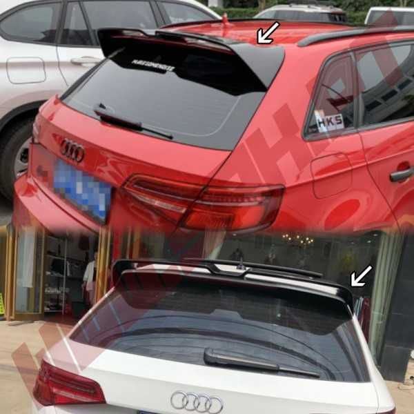 AILERON TRASEIRO AUDI A3 8VA SPORTBACK (BLACK GLOSS) - Plástico - Novo