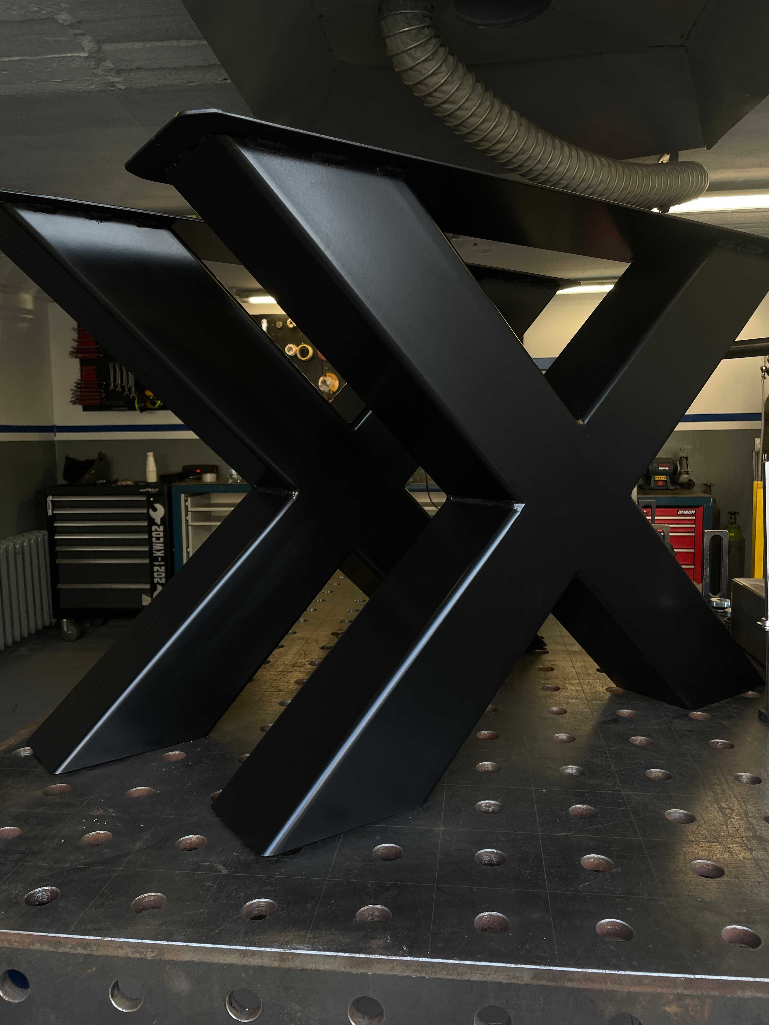 Nogi metalowe w stylu loft, nogi loftowe typu "X" bardzo solidne stal