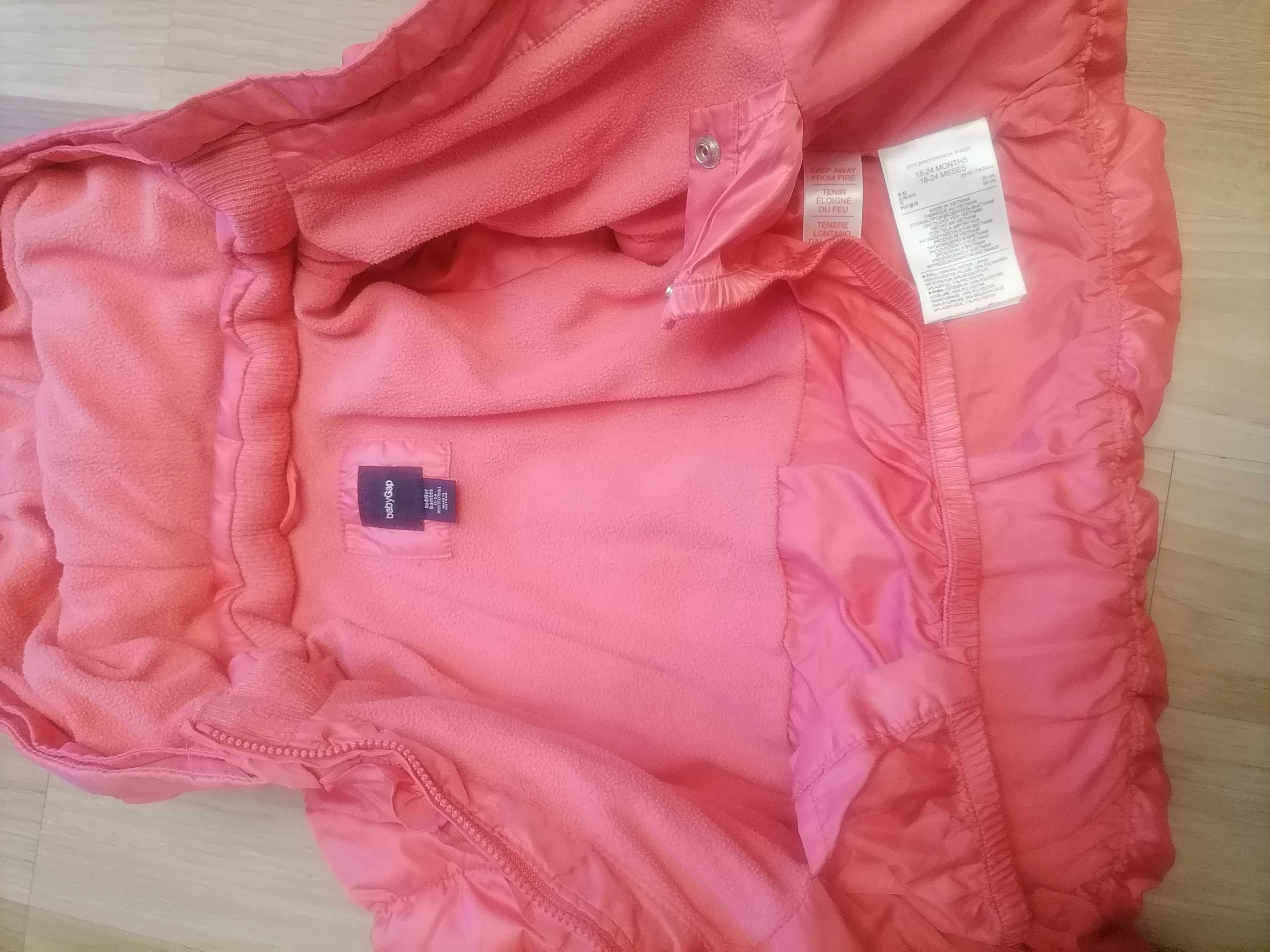 Kurtka dziewczęca baby gap 18-24 m