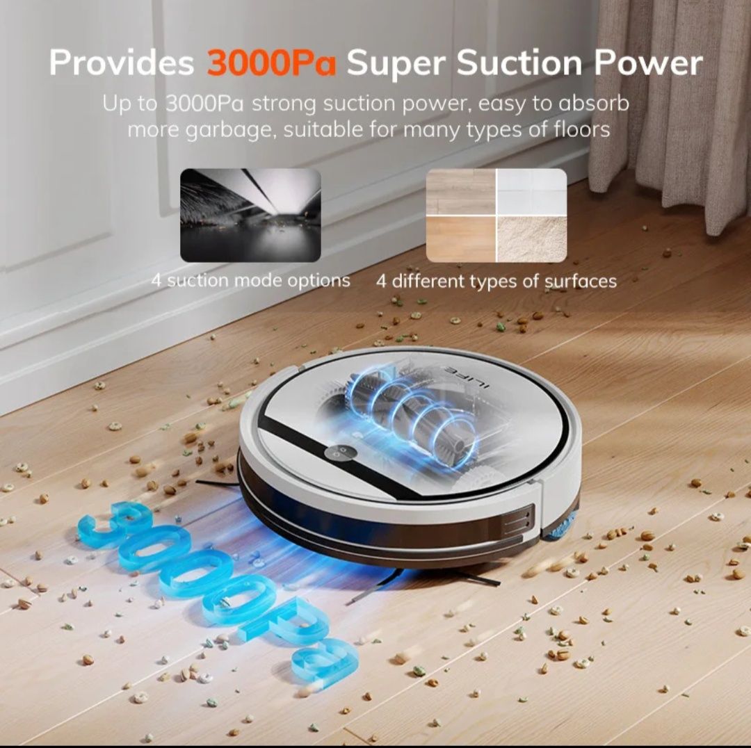 Ilife V3X Robot odkurzacz mop 2w1