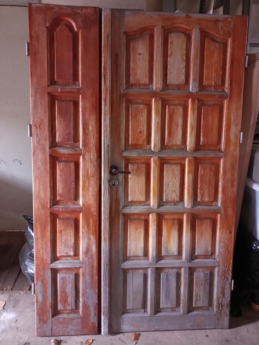 Drzwi 80 i 40/ 200 PRL drewniane