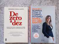 2 livros: Maria do céu Santos- Sorria com o corpo / De zero a dez