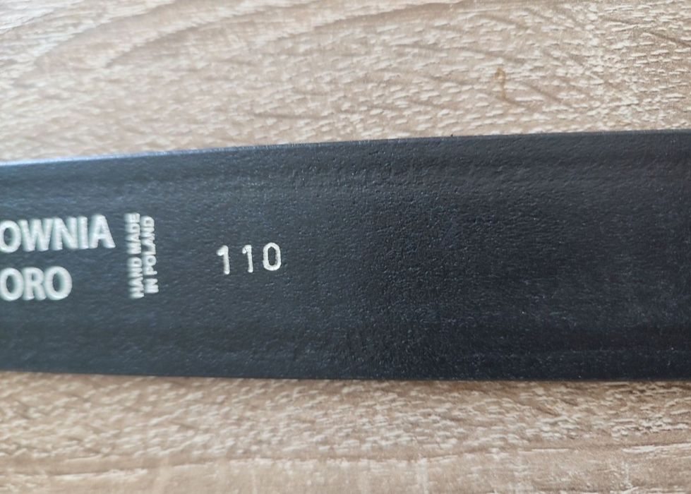 Męski skórzany pasek do jeansów 110 cm w pasie