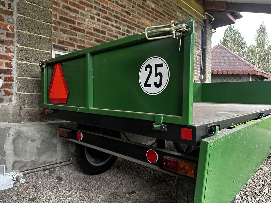Przyczepa rolnicza SAM dwuosiowa sztywna