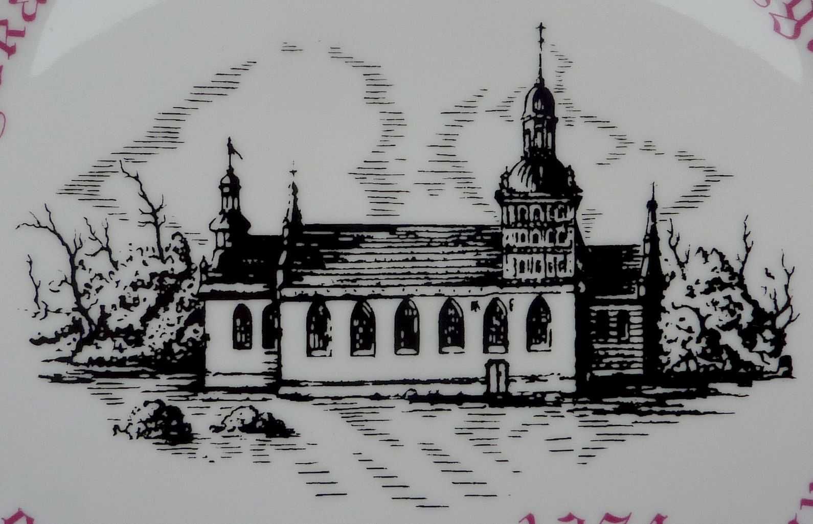 talerz - 25-lecie odzyskania Bazyliki Św. Brygidy w Gdańsku 1970 -1995