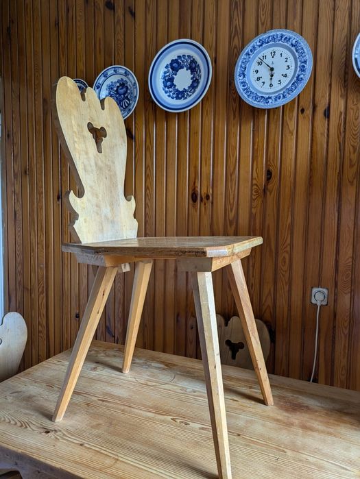 Zestaw cepelia 4 krzesla i stol