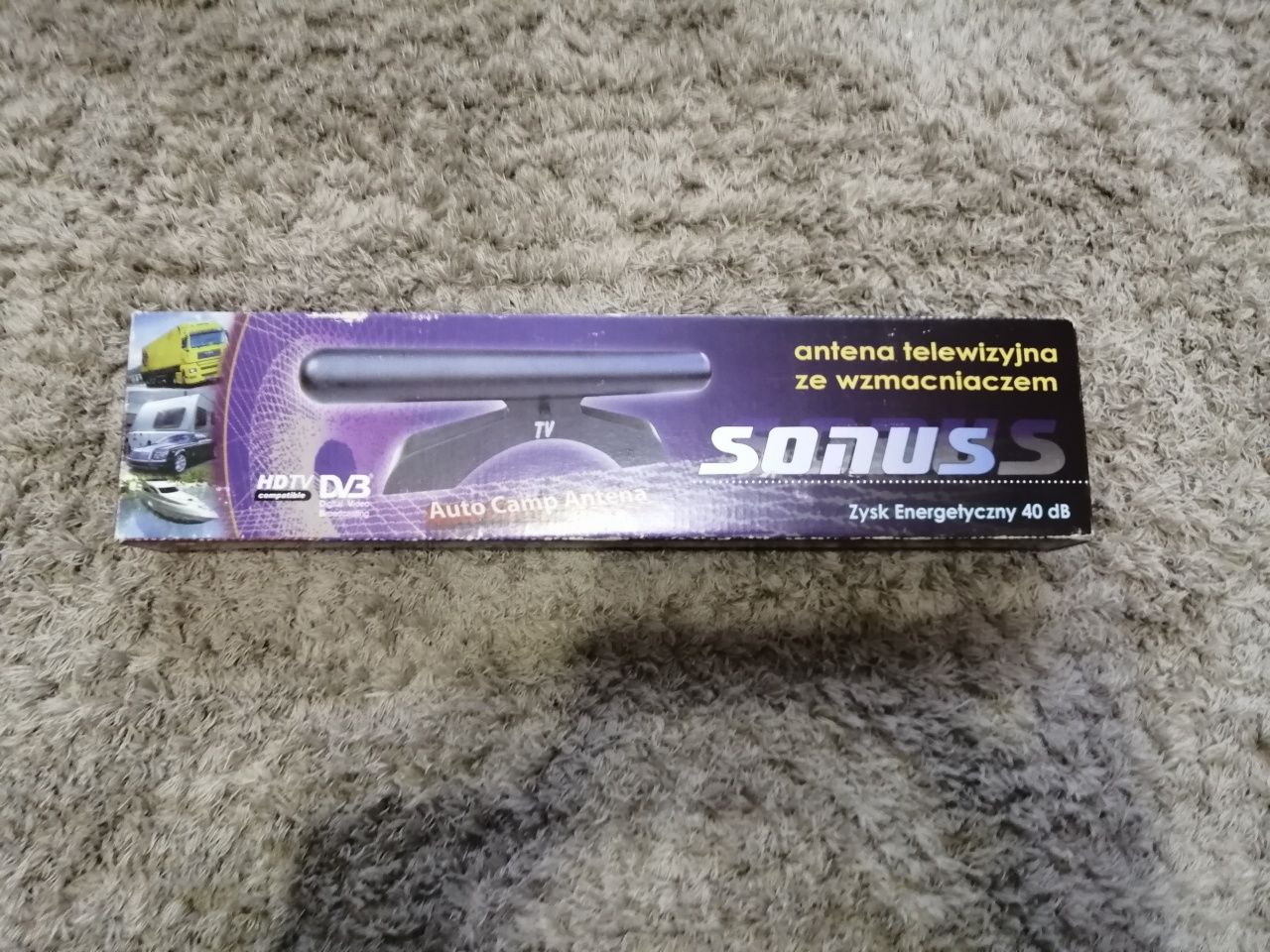 Антенна автомобильная sonus t2 и DVB T2 приемник USB HD ТВ-тюнер