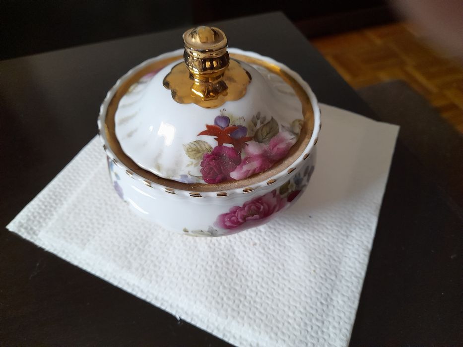 Caixa/pote porcelana