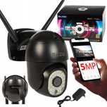 Kamera WIFI Obrotowa Zewnętrzna 5Mp 2K ZOOM Detekcja Powiadomienia