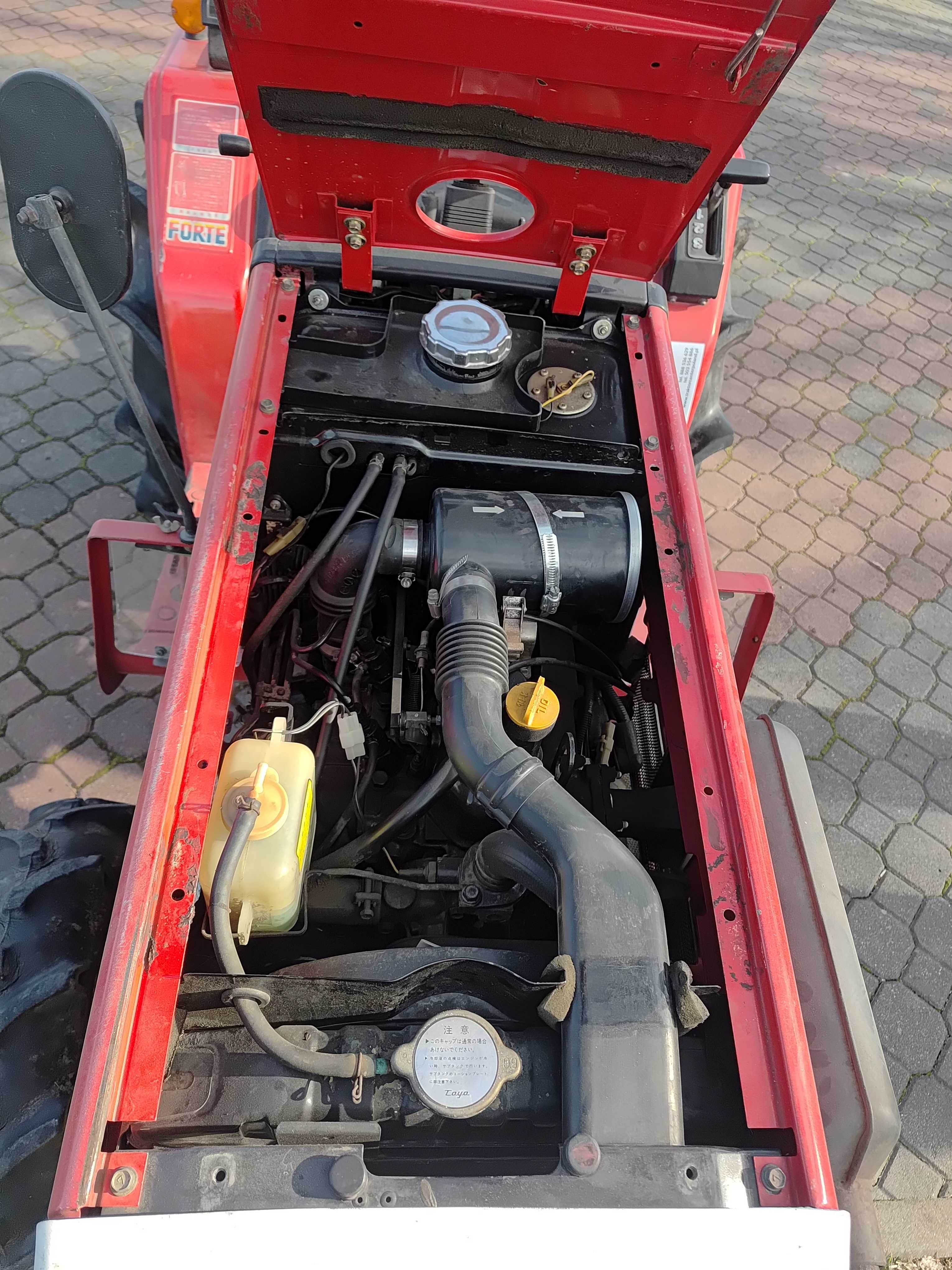 Traktorek Yanmar FX17D 4x4 japoński minitraktor FVAT 23% kultywator