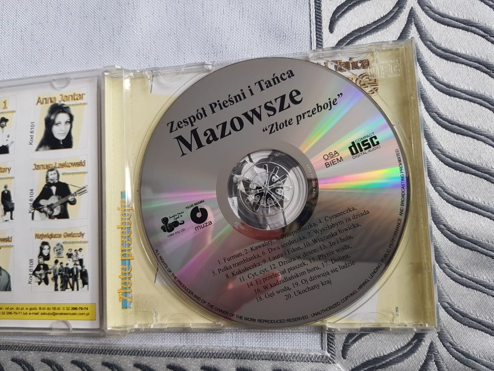 Mazowsze Złote przeboje płyta CD