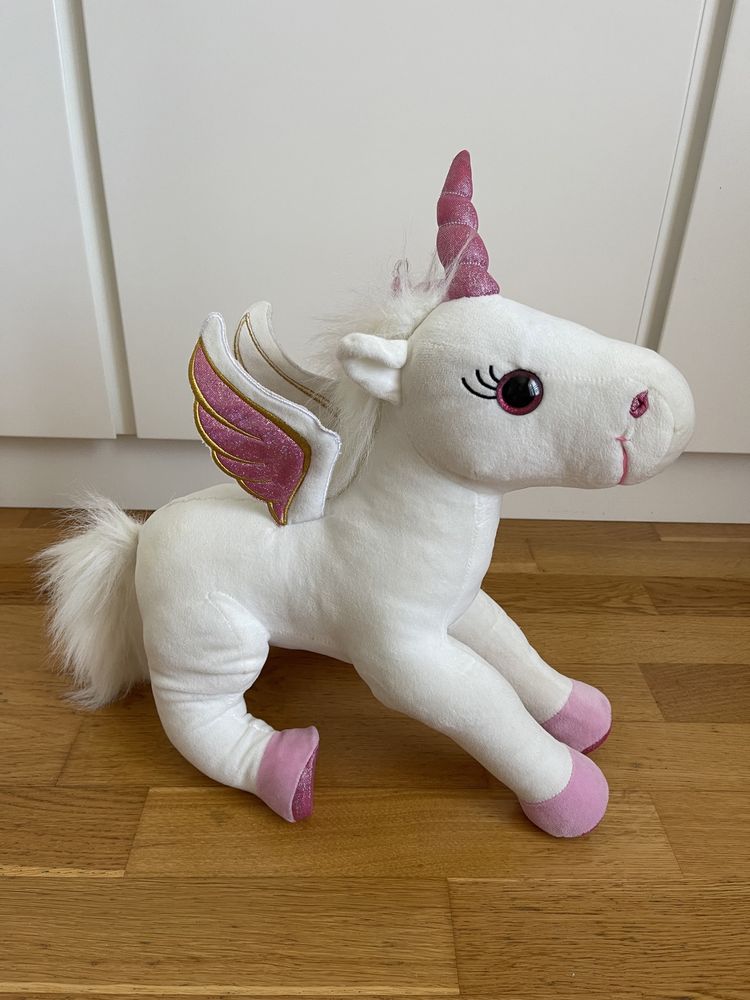 Unicórnio luky Peluche com música e luzes