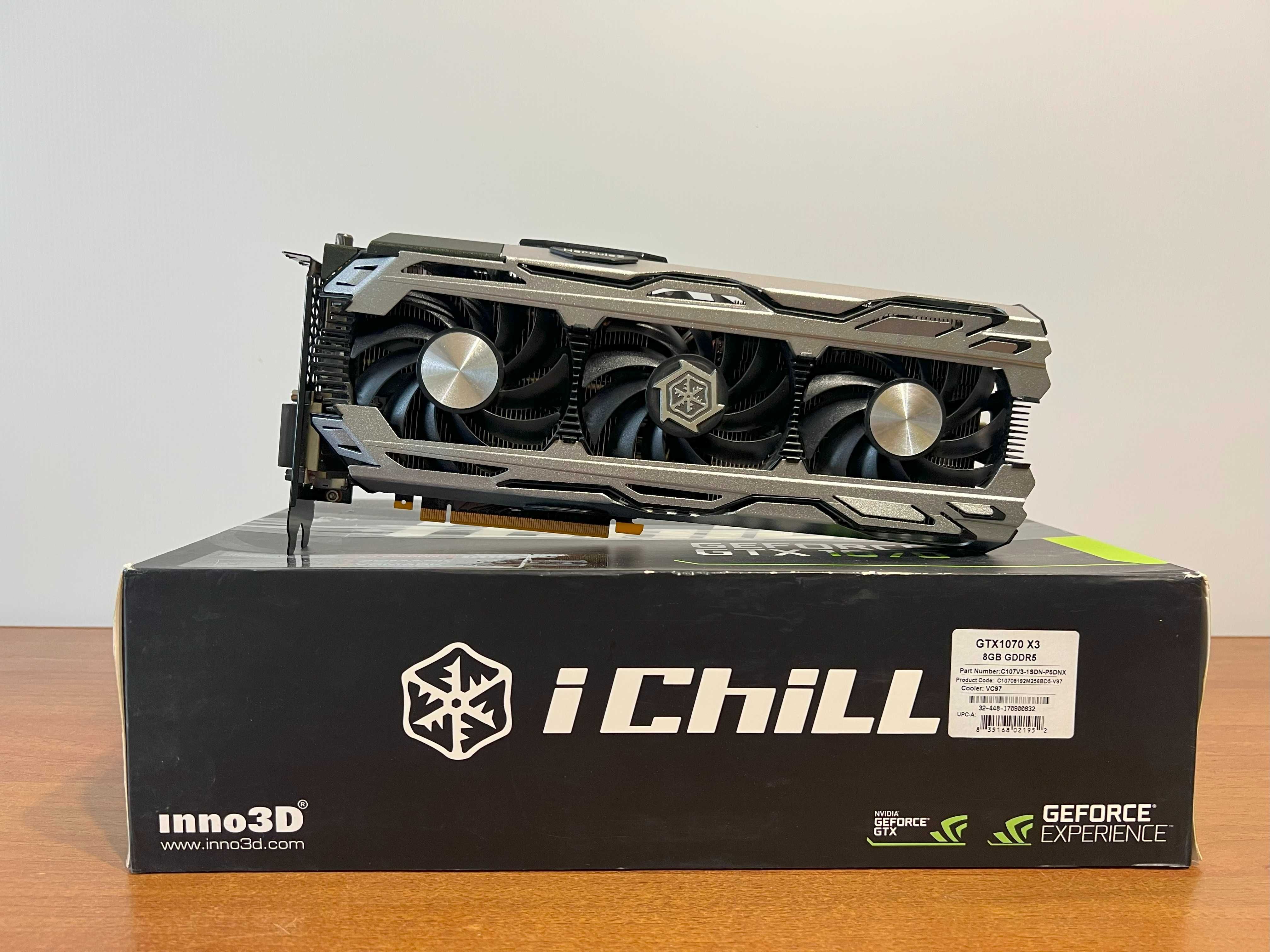 Продам Відеокарту Inno3D GTX 1070 8Gb