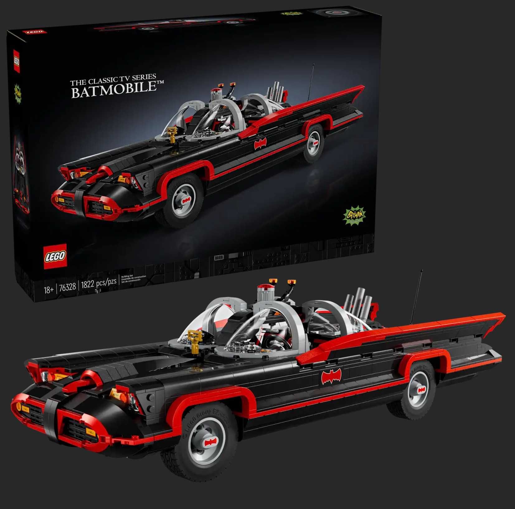 Конструктор LEGO DC Batman Бэтмобиль из сериала «Бэтмен»! 76328