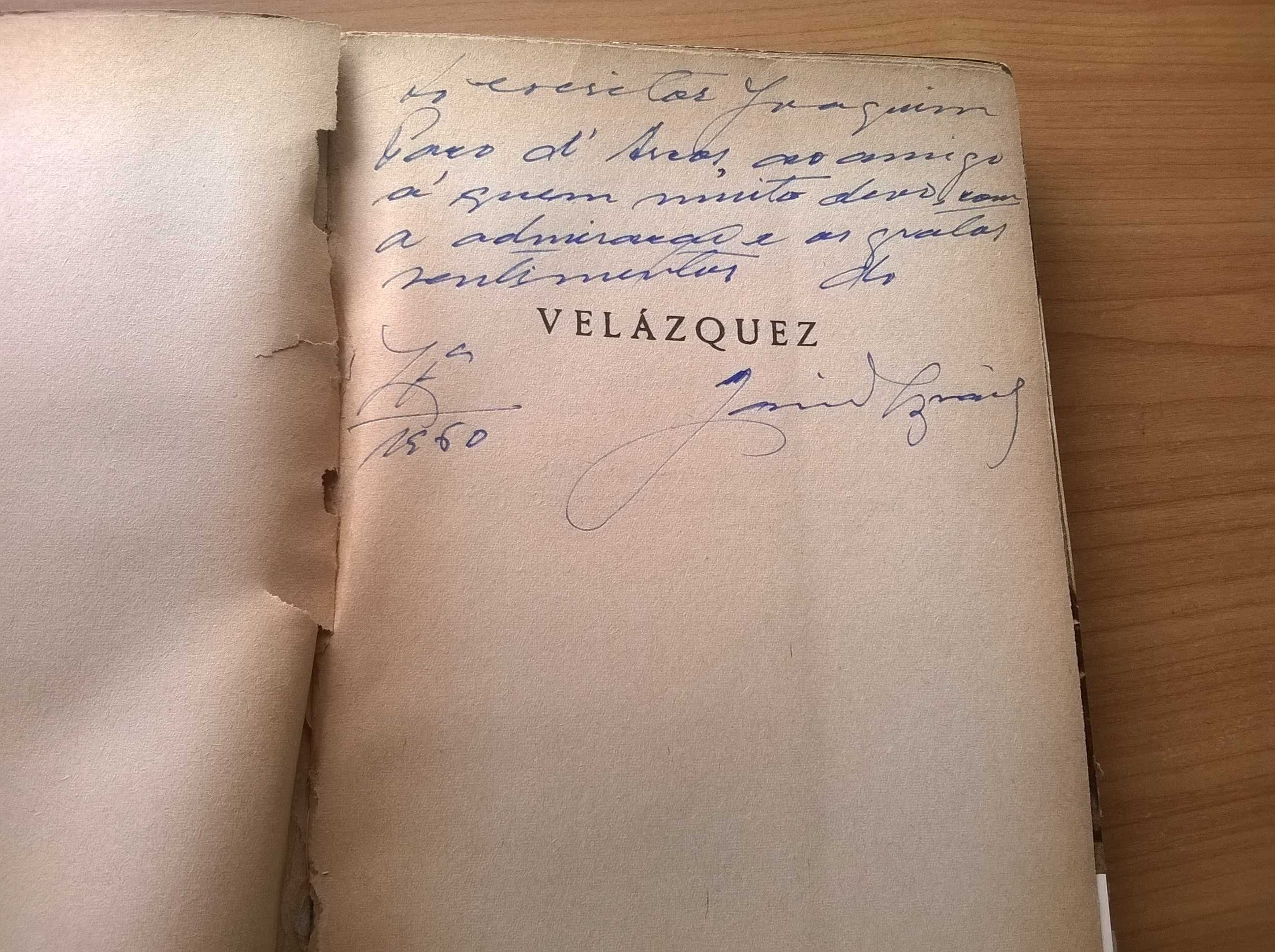 "Velásquez" (1.ª ed. 'autografado') - Jaime Brasil