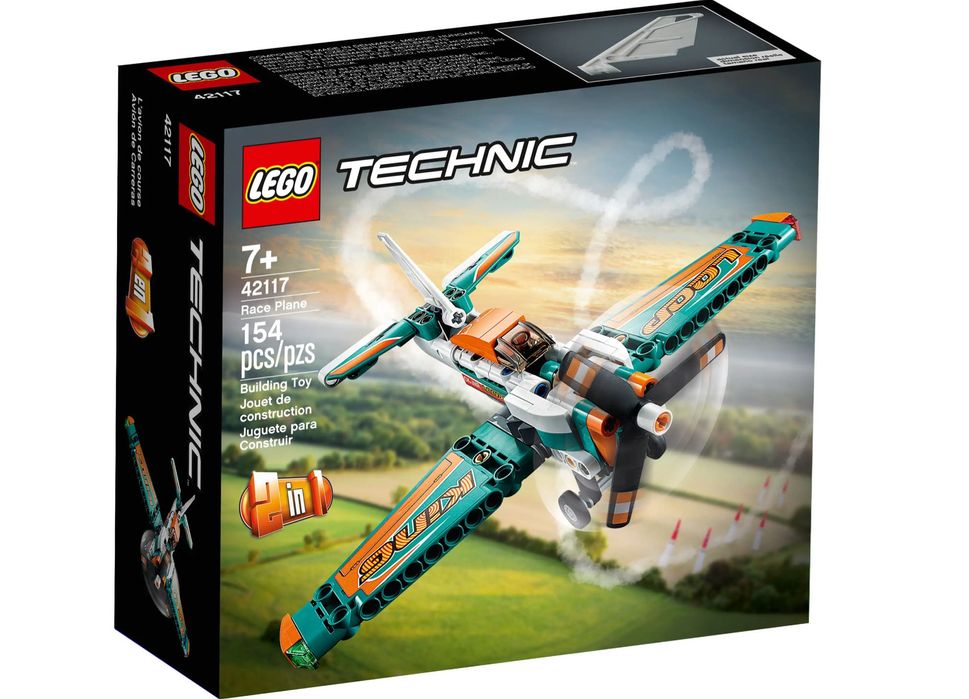 Lego Technic 42117 samolot wyścigowy 2 w 1
